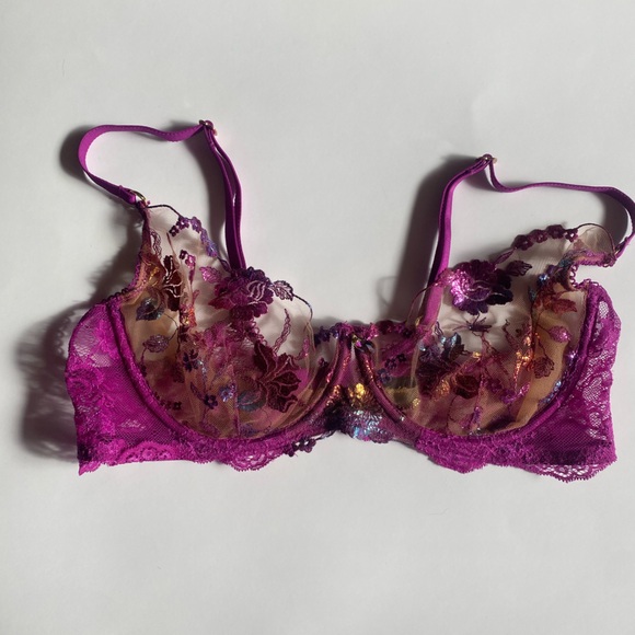 Honey Birdette Whiney Rainbow 3 piece set with stockings - Picture 7 of 9